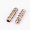Brass Cord Ends KK-F713-31C-2