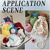 30Pcs Eco-Friendly ABS Plastic Knitting Crochet Locking Stitch Markers Holder IFIN-SC0001-96A-7