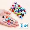 84Pcs 14 Colors Silicone Beads SIL-CA0001-26-2