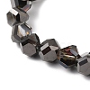 Transparent Electroplate Glass Beads Strands EGLA-I017-04-HP03-3