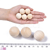Natural Wooden Round Ball WOOD-T014-25mm-4