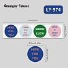 Leeter Roud Roll Stickers DIY-M070-05C-1