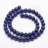 Natural Dyed Lapis Lazuli Bead Strands G-G953-04-10mm-2
