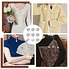8Pcs 1-Hole Alloy Rhinestone Shank Buttons BUTT-NB0001-96S-5
