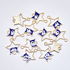 Alloy Enamel Links connectors X-ENAM-S117-05-1