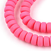 Handmade Polymer Clay Beads Strands CLAY-N008-10-3