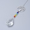 Crystals Chandelier Suncatchers Prisms Chakra Hanging Pendant AJEW-I040-20P-4