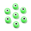Opaque Printed Acrylic Beads OACR-G038-04B-1