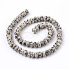 Natural Dalmatian Jasper Beads Strands G-O162-02-5x8mm-2