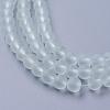 Baking Paint Transparent Glass Bead Strands GLAA-S031-6mm-13-5