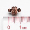 Brass Magnetic Clasps with Loops KK-H361-R-4