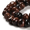 Natural Mahogany Obsidian Beads Strands G-G053-C03-01-4
