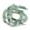 Raw Rough Natural Green Aventurine Beads Strands G-B065-C18-3