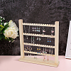 4-Tier Wooden Earring Display Organizer Holder EDIS-WH0021-28-4