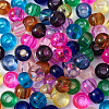 Craftdady 100Pcs 10 Colors Transparent Glass European Beads GLAA-CD0001-12-12