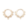 Brass Hoop Earring Findings KK-D063-12G-1