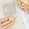 500Pcs 5 Styles Rack Plating Brass Beads KK-BBC0023-24S-3