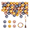 45Pcs 3 Colors Silicone Beads SIL-PH0001-23-7