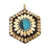 Polymer Clay Big Pendants IPDL-F027-13-2