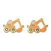 304 Stainless Steel Enamel Connector Charms STAS-L022-018G-01-1