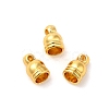 Rack Plating Brass Cord Ends KK-Q772-23G-2