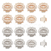 Brass Box Clasps KK-FH0001-37-1