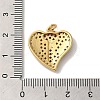Rack Plating Brass Micro Pave Cubic Zirconia Pendants KK-K377-78G-3