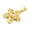 Ion Plating(IP) 304 Stainless Steel Pendants STAS-U024-G-02B-2