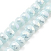 AB Color Plate Glass Beads Strands EGLA-P051-02A-B05-2