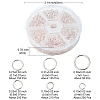 1 Box Iron Open Jump Rings Set IFIN-YW0001-44RG-4
