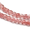 Cherry Quartz Glass Beads Strands G-H078-C23-01-4