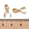 201 Stainless Steel Pendant Pinch Bails X-STAS-P223-16G-B-3