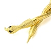 Adjustable Iron Snake Wrap Bangles BJEW-U004-03A-G-4