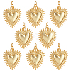 8Pcs Rack Plating Brass Pendants KK-BC0015-54-1