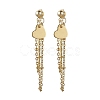 Golden 304 Stainless Steel Stud Earrings EJEW-JE05733-03-1