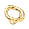 Adjustable 304 Stainless Steel Cuff Open Rings for Women RJEW-Z122-03G-03-4