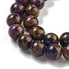 Synthetic Gold Clinquant Stone Beads Strands G-P549-A01-01E-4