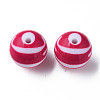 Opaque Striped Acrylic Beads MACR-S373-27C-03-2