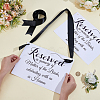 2Pcs Paper Wedding Memorial Sign AJEW-CN0006-23-3