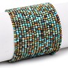 Natural Turquoise Beads Strands G-K366-G01-2mm-2