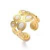 304 Stainless Steel Enamel Cuff Rings LS-RJEW-M171-38G-1