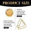6Pcs Iron Tray AJEW-MB0001-17-5