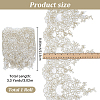 3.3Yards Polyester Lace Triming Ribbons SRIB-GF0001-57B-2