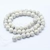 Synthetic Howlite Bead Strand G-E439-10mm-01C-2