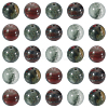 2 Strands Natural African Bloodstone Beads Strands G-SP0001-27-1