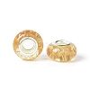 Rondelle Resin European Beads RPDL-A001-01-10-3