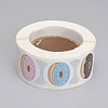 Self-Adhesive Kraft Paper Gift Tag Stickers DIY-G013-A17-2