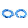 Polymer Clay Twist Rope Open Ring CLAY-N010-031-06-3