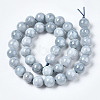 Dyed Natural Quartz Round Bead Strands G-R173-10mm-03-2