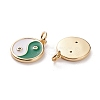 Brass Micro Pave Clear Cubic Zirconia Pendants KK-C100-16G-06-2